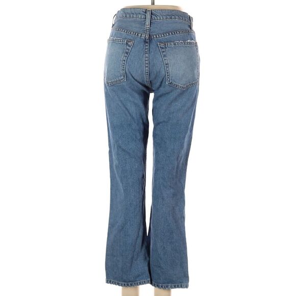 Reformation Jord Kick Flare Jeans 100% cotton 
 denim jeans size 27 - Picture 3 of 8